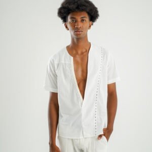 SH37 WHITE JAPANESE SHIRT