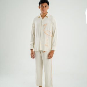 JJ15 LONG SLEEVE SILK FLAMINGO 2025