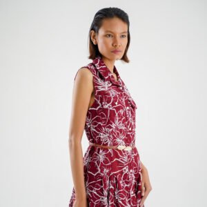 DL65 LONG DRESS BURGANDY 2025