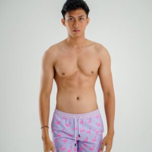 PST1 SWIMTRUNK FLAMINGO PURPLE RECYCLE
