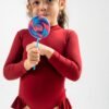 SSK22 SWIMSUIT KIDS BURGUNDY 2025